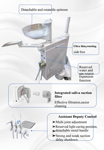 Macchina di trattamento dentale completa impianto professionale apparecchiature odontoiatriche - Product Image 4