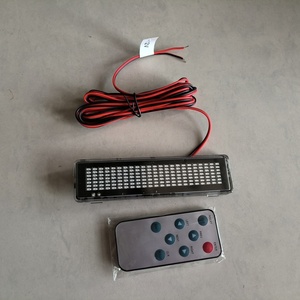 Araba için 12V 7X23pixel programlanabilir kaydırma su geçirmez Mini Led Panel işareti - Product Image 2