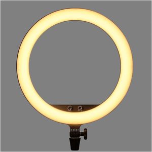 16 &quot;dual Color LED Circular <strong>Light</strong> with Adjustable Brightness for Live Streaming and Shooting - Product Image 6