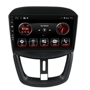 Touch Screen Android11 GPS Navigation 9 Inch 360 Reverse Camera WIFI Multimedia Car Radio Audio Car DVD Player for Peugeot <strong>207</strong> - Product Image 1