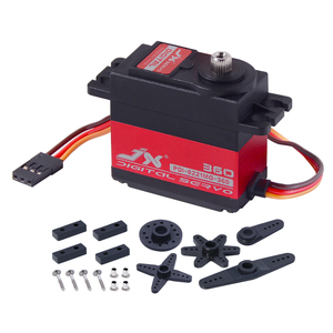 JX сервопривод PDI-6221MG-360 20 кг-см, 0,16 секунды, непрерывное вращение, высокоточный металлический редуктор, цифровой Стандартный Серводвигатель для робота - Product Image 6