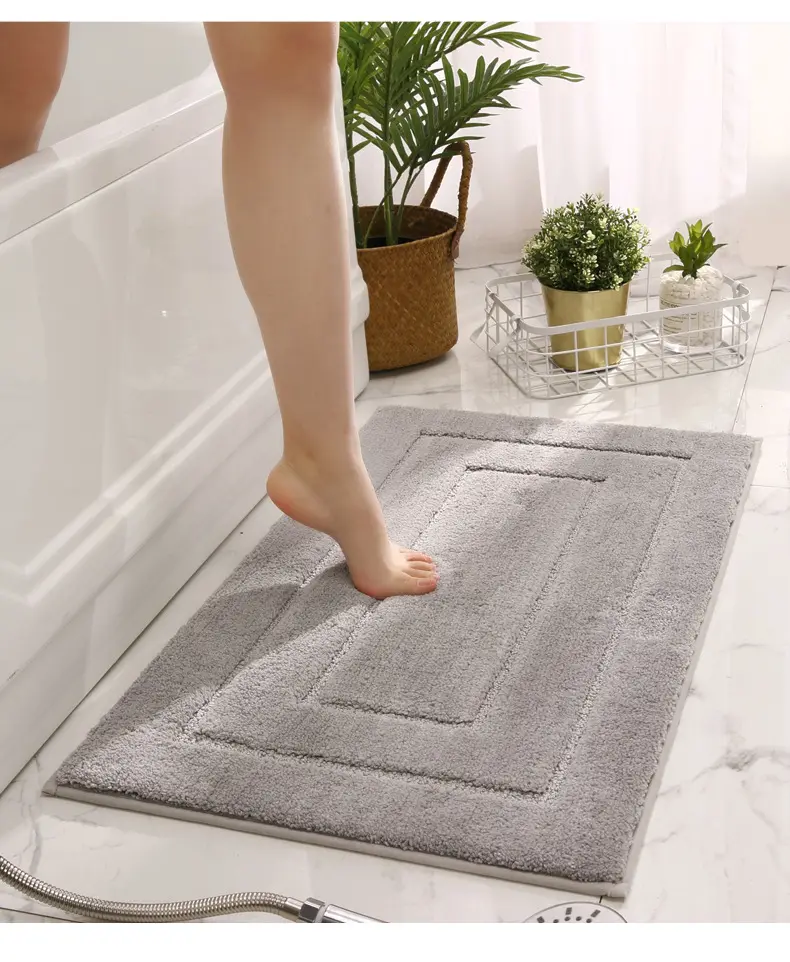 JQYC, gran oferta, alfombrilla de baño de microfibra, alfombras antideslizantes suaves de secado rápido, alfombrilla para pies súper peluda, alfombrilla para baño, alfombra para suelo