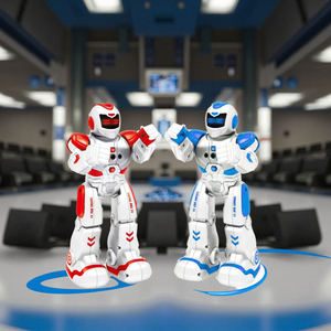 Juguete interactivo inteligente RC Robot para niños luces LED música robótica educativa juguete electrónico de plástico para aprendizaje STEM - Product Image 6