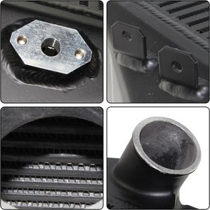 อินเตอร์คูลเลอร์เทอร์โบสำหรับ VW Vag Golf GTI Jetta MK4 1.8T เทอร์โบดำ/เงิน - Product Image 6