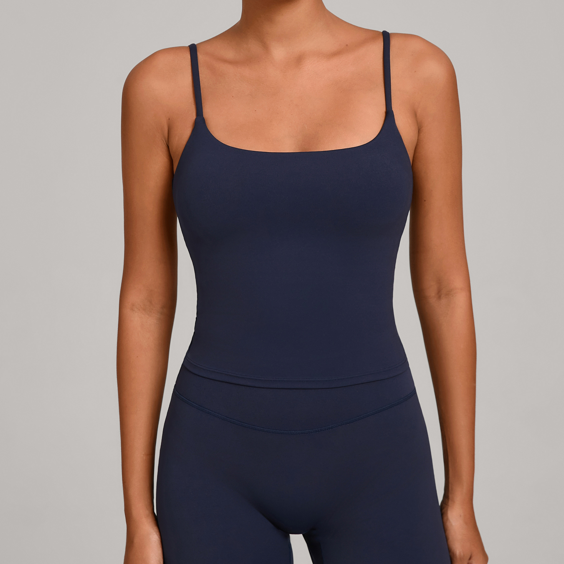 Camisetas sin mangas azul marino