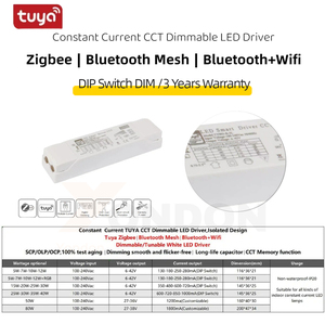 Tuya zigbee akıllı led sürücüleri DIM & ayarlanabilir beyaz bluetooth WIFI mesh sabit akım 6-42V 5W-80W - Product Image 3