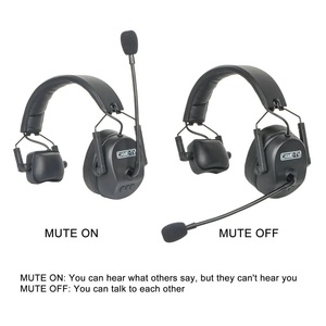 Remote <span class=keywords><strong>Intercom</strong></span> Professional Headset Drahtloses Duplex 1100ft