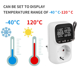 Termostato de enchufe de controlador de temperatura Digital enchufe de la UE 220V con interruptor de temporizador refrigeración de calefacción para refrigerador Acuicultura - Product Image 5