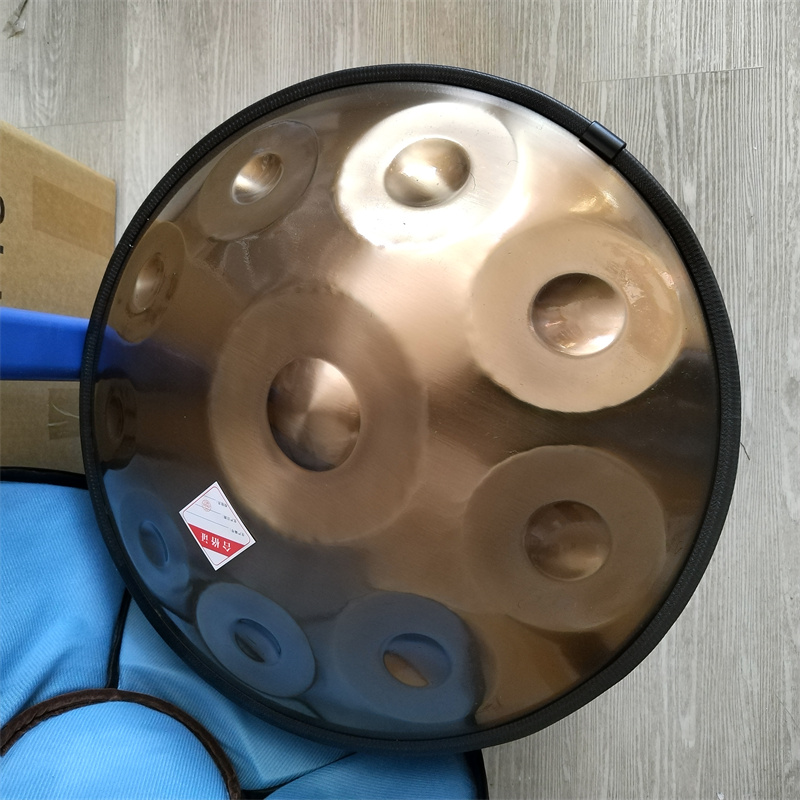 Handpan del oro de 10 notas