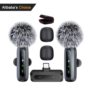 Draadloze microfoons Lavalier microfoon draadloos USB C Lavalier Microphone không dây Mini <span class=keywords><strong>Mic</strong></span> cho Type-C <span class=keywords><strong>Android</strong></span> điện thoại - Product Image 1