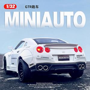 GTR 1:32 alaşım simülasyon araba modeli açılabilir kapı oyuncak araba süsler ile Boys için tekerlekler fonksiyonu sınır ötesi Die-Cast araba - Product Image 6