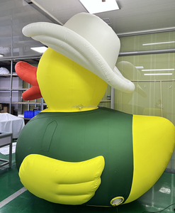 3m đến 7m Vịt Vàng khổng lồ phim hoạt hình <span class=keywords><strong>Inflatable</strong></span> nhân vật bóng bay cho quảng cáo lớn inflatables trang phục - Product Image 4
