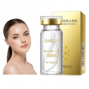 Toptan emilebilir kore yüz gerginlik konuları kollajen proteini iplik Nano kollajen kaldırma konuları altın kollajen seti - Product Image 2