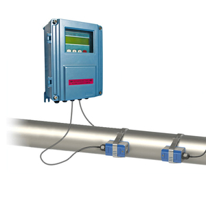 Ultraschall-Digital-Durchfluss messer Clamp-On-Design LCD-Display Arduino OEM für die Erkennung von Flüssig wasser öl flüssigkeiten aus Kunststoff integriert - Product Image 3