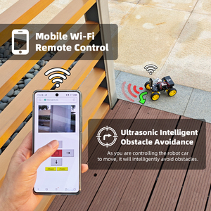 Tscinbuny ESP32 kamera Robot programlanabilir eğitim kiti kurulu geliştirme ve robotik için APP başlangıç kiti ile