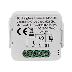 1/2 Gang Tuya smart ZIGBEE диммер модуль беспроводной пульт дистанционного управления выключатель модуль реле домашний автоматический голос Alexa - Product Image 1