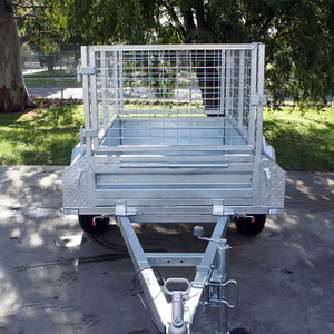 Eden 7x4シングル亜鉛メッキHD完全溶接貨物ユーティリティトレーラー荷降ろしおよび輸送用 - Product Image 3