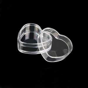 Contenitore per cosmetici con vasetti di crema vuoti in materiale PS a forma di cuore da 4ML - Product Image 3