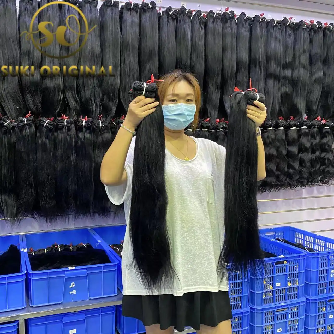 Cabelo vietnamita cru 100%, cabelo indiano cru desenhado duplo pacote de cabelo humano, venda por atacado cabelo virgem