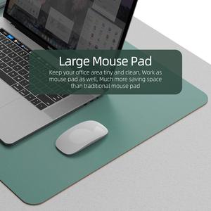 <strong>Computer</strong> Hardware and <strong>Software</strong> Mouse Pad Office <strong>Use</strong> Leather Mat Protect Your Desktop Desk Mat - Product Image 4