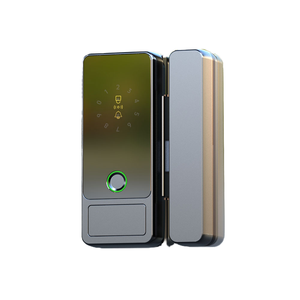 Smart Digital Keypad Electric Glass Door Lock with Fingerprint Reader Memory Card Data <strong>Code</strong> - Product Image 1