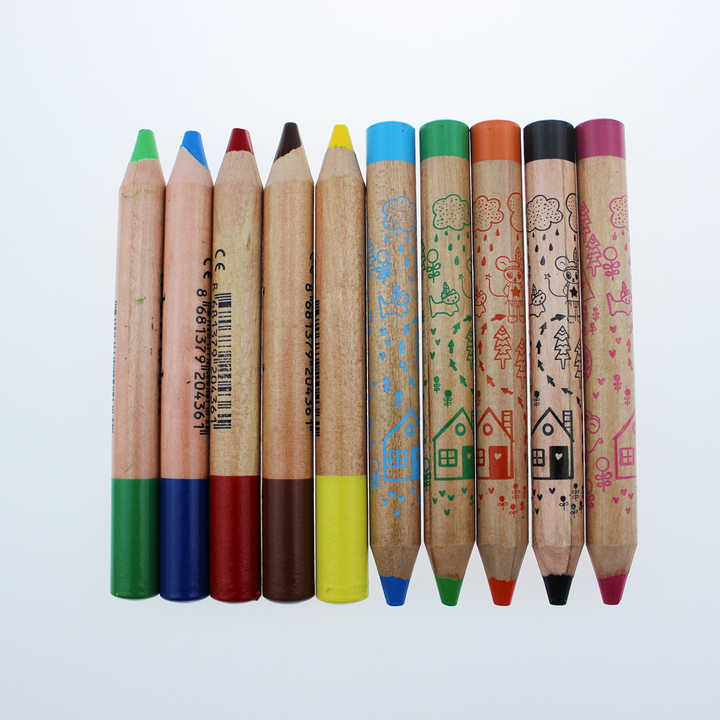 Waterproof Industrial Lumber Marking Crayon,Floor Mending Crayon,Custom Crayon Colors Wooden Color Crayon Art Set