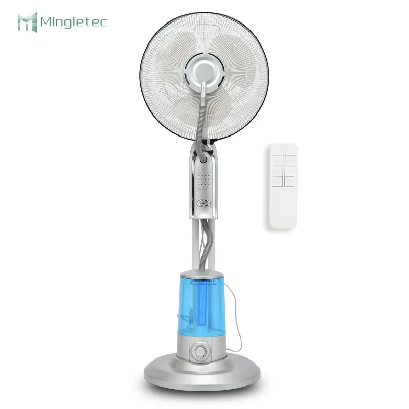 Hochwertiger 16-Zoll-Haushaltsmotor Stand Wasserkühler Nebel ventilator mit Fernbedienung