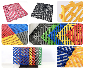 Yeni tasarım 300X300 Wpc plastik yapma makinesi dokuma vinil atölye kauçuk iş sarı zemini