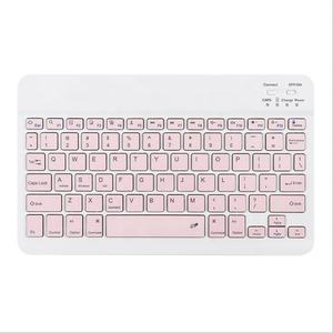 Piccola tastiera bluetooth senza fili colorata sottile tastiera portatile per telefoni cellulari tablet portatili - Product Image 4