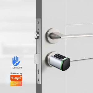Euro Standard Smart Cylinder With Ttlock Tuya <strong>Blue</strong> Tooth App Adjustable Cylinder Size Electronic Password Card <strong>Key</strong> Smart <strong>Lock</strong> - Product Image 6