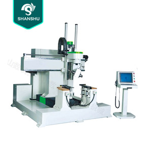 Double-Station <strong>5</strong> <strong>Axis</strong> <strong>CNC</strong> <strong>Router</strong> Machine Automatic Mortise Tenon Miter Tenoner Mortiser New Condition <strong>Control</strong> - Product Image 1