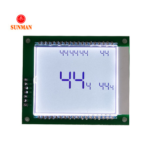 LCD-Bildschirm Herstellung benutzer definierte Mono tn fstn va schwarz Polarisator Film 7 Segment Display Thermostat LCD - Product Image 2