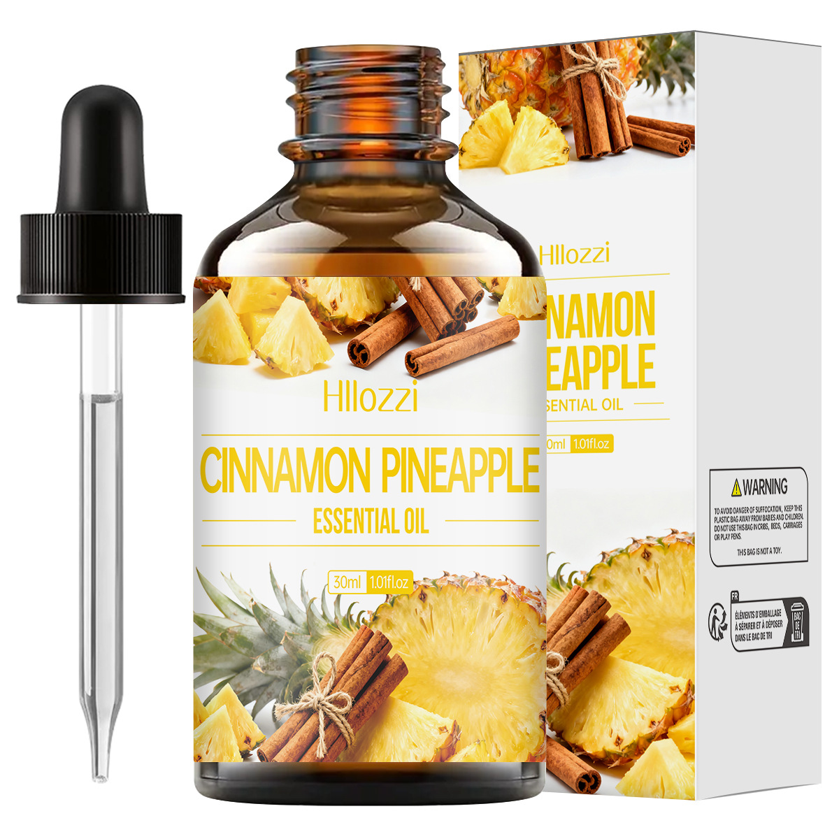 Huile essentielle d'ananas à la cannelle