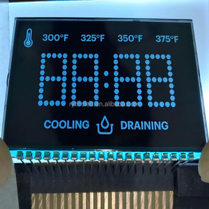 Pantalla LCD de 7 segmentos de 4 dígitos de fábrica, gran pantalla LCD personalizada bicolor de siete segmentos, módulo LCD de 7 segmentos de 2 dígitos personalizado