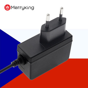 Merryking EU US Stecker 12V 2A Adapter 12 Volt 1A Netzteil Adapter 12W 24W AC DC Stromadapter - Product Image 1