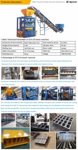 Dongyue QT4-24 Semi <strong>Automatic</strong> Cement Brick Hollow <strong>Block</strong> <strong>Making</strong> <strong>Machine</strong> Solid <strong>Block</strong> <strong>Machine</strong> Concrete Brick <strong>Making</strong> Machinery - Product Image 6