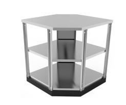Étagère d'angle 90 °