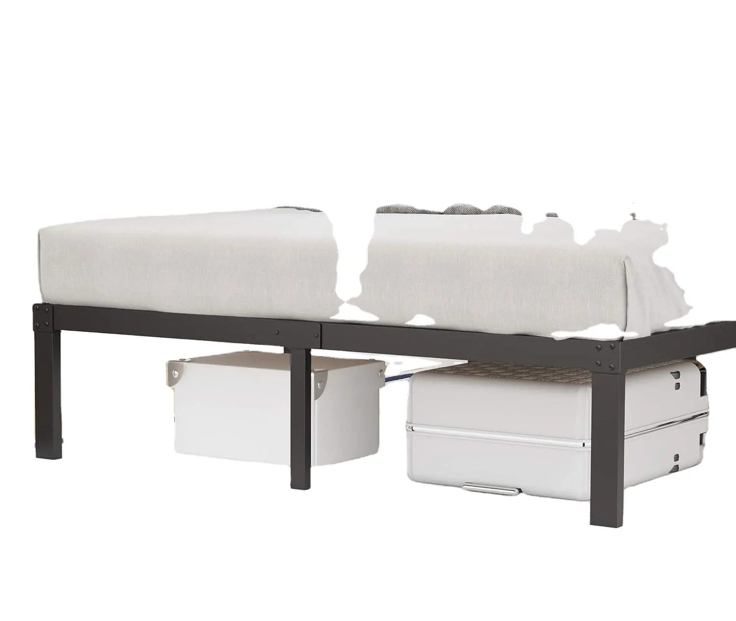 Cama plegable Simple para adultos, cama individual de madera moderna, dureza leve, buena calidad, nueva de 2023