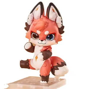 OEM ODM工場カスタムビニールPVC 3DアクションフィギュアPVCビニール玩具漫画フォックスデザイン玩具 - Product Image 1