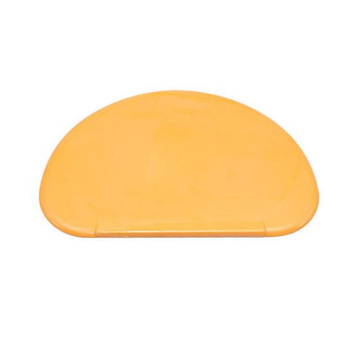 Orange semicircle scraper