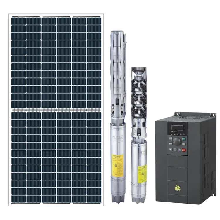 1KW 3KW 5kW 6KW 8KW 10KW 20KW 50KW 110KW Daya Tinggi Submersible Solar AC Pompa Listrik Sistem untuk Proyek Irigasi Besar