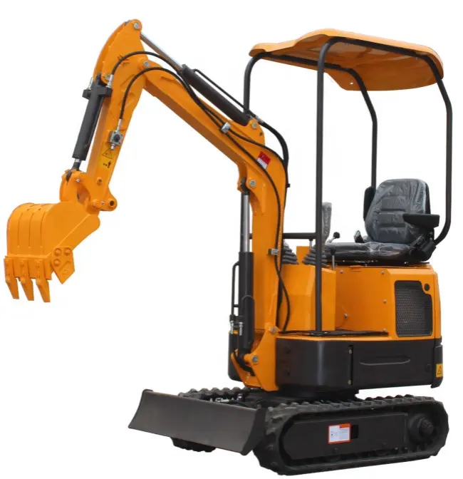 12 Japón motor famoso Mini excavadora excavadoras adaptado a diversos entornos 1 tonelada pequeña excavadora