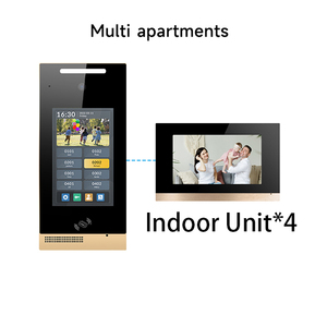 Smart <strong>IP</strong> <strong>System</strong> POE Switch Connection Waterproof <strong>Video</strong> Door Phone for Multi Apartment 720P HD Camera <strong>Video</strong> <strong>Intercom</strong> <strong>System</strong>