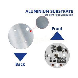 DC 5V 3W RGB Bunte Licht platine Rund durchmesser 31mm No Need Controller Smart Switch Farbwechsel umschaltung SMD5054 Hohe Helligkeit - Product Image 5
