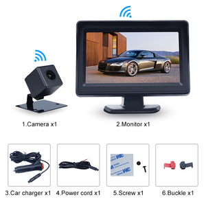 China RTS Wireless Car Backup <strong>Reverse</strong> Camera <strong>System</strong> 4.3 Inch <strong>LCD</strong> Monitor for 12V Car Rear View Camera Wireless Car Cam - Product Image 5