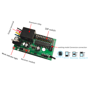 <strong>Remote</strong> <strong>Control</strong> Dip Switch Auto <strong>Gate</strong> <strong>Remote</strong> <strong>Control</strong> Transmitter and Receiver 330Mhz 315Mhz 433Mhz - Product Image 4
