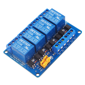 3,3 V 5V 12V 24V 4-Kanal-Relaismodul Hoch-und Niedrigpegel-Trigger-Dual-Optokoppler-Isolation relais modul - Product Image 3