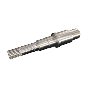 高精度钢锻造螺旋重型齿轮轴 - Product Image 4