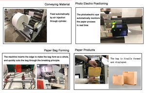 XINKE xkjd400 giấy phong bì túi dán cán Máy làm Kraft Giấy cuộn Túi nhựa làm giá máy ở Pakistan - Product Image 6