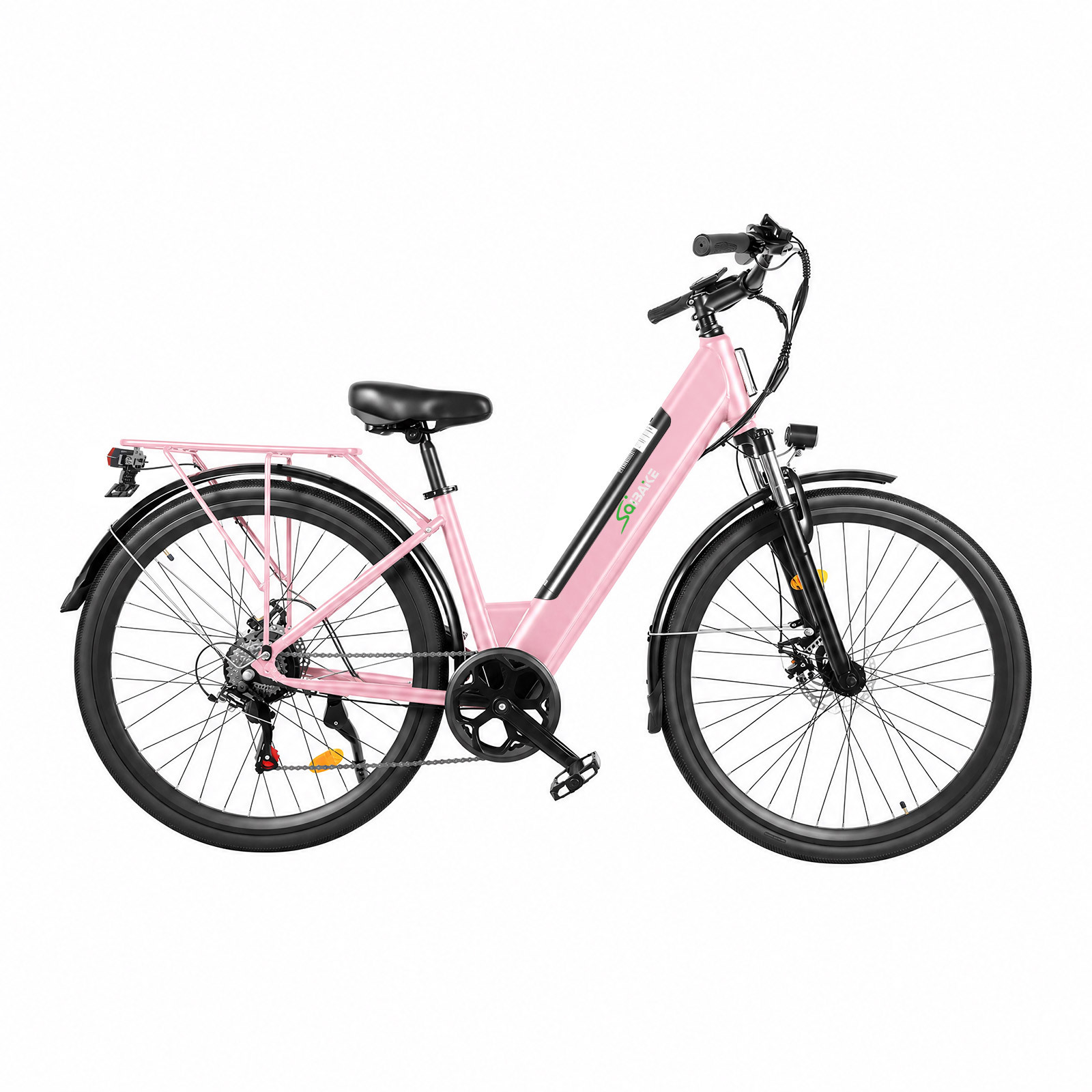 Vélo électrique rose pour femmes